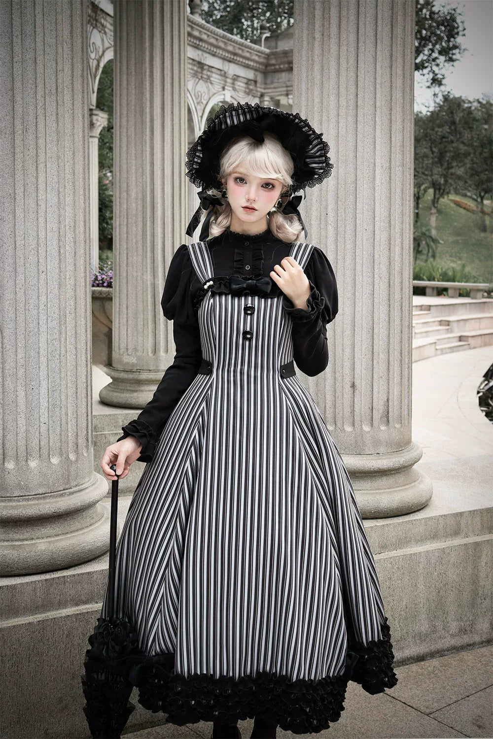 Miss Point - Classical Chocolate - Classic Lolita Blouse Customized Reteo Lolita Shirt