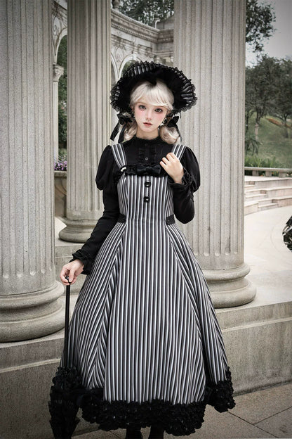 Miss Point - Classical Chocolate - Classic Lolita Blouse Customized Reteo Lolita Shirt