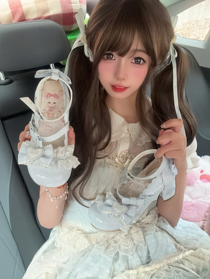 Aimee - Sakura - Sweet Lolita Heels Cute Mid-heel Mary Jane Shoes