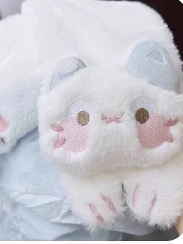 ZhiJinYuan - Calico Cat - Kawaii Lolita Plush Coat Lovely Warm Winter Coat