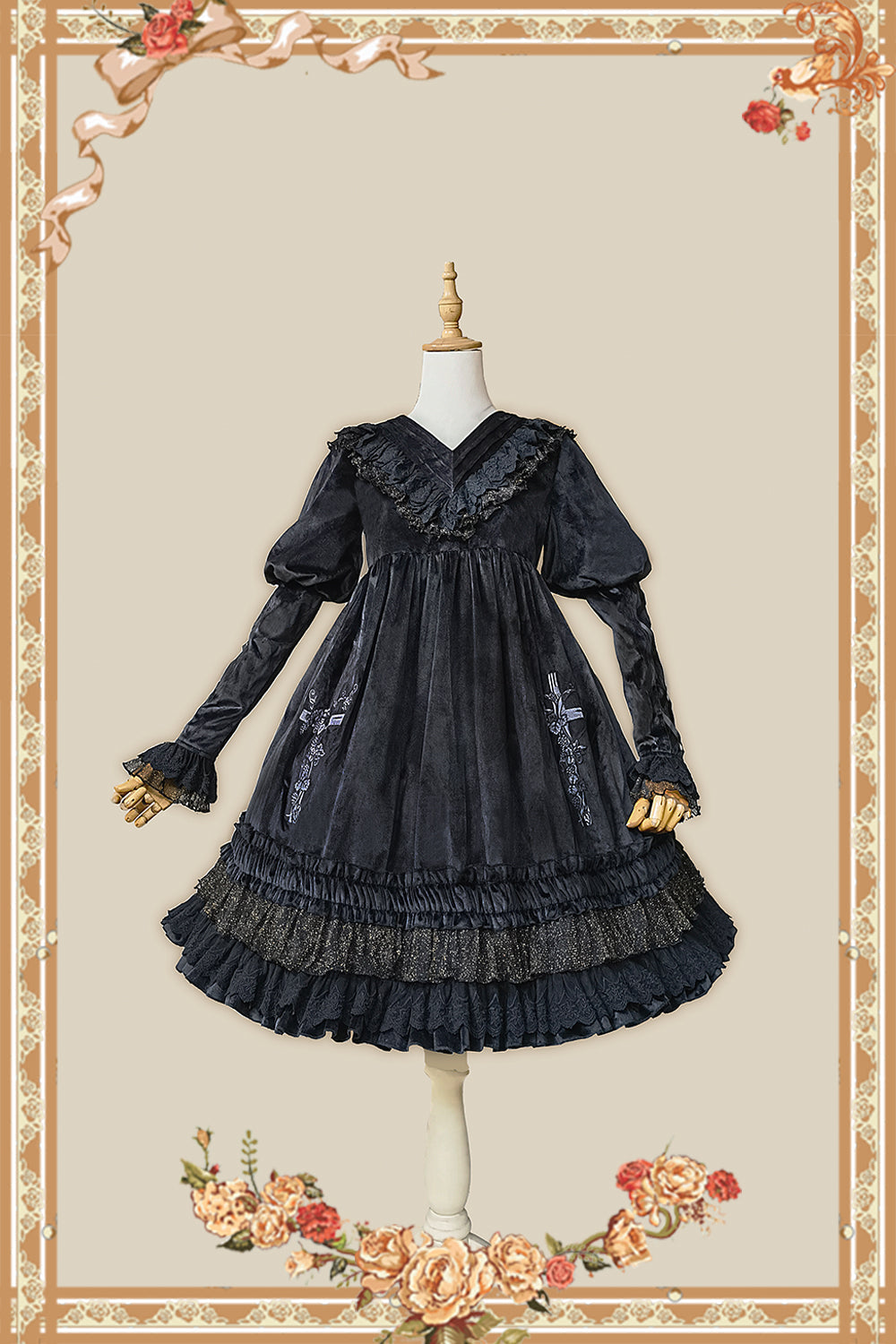Infanta - Holy Fruit Estate - Gothic Lolita OP Dress Multicolors