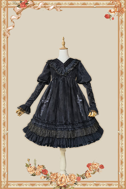Infanta - Holy Fruit Estate - Gothic Lolita OP Dress Multicolors