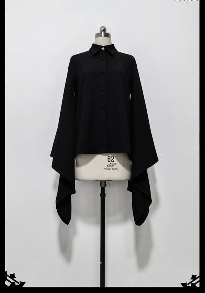 Princess Chronicles - Pomegranate Note - Han Lolita Wide Sleeves Ouji Blouse