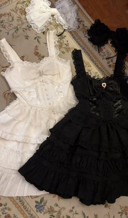 Sugar Girl - Rose Tale - Sweet Lolita JSK Summer Lolita Suspender Dress