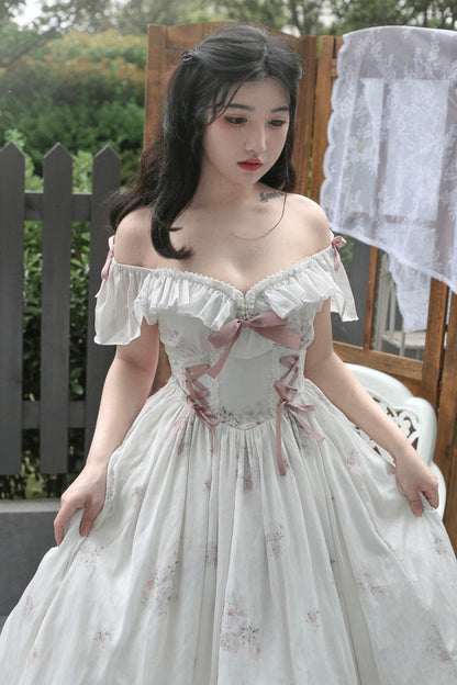 Sweet Wood - Elegant Floral Sweet Lolita OP Corset Accessory