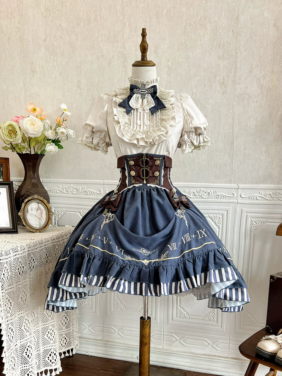 Cornfield Lolita - Gilded Pointer - Elegant Classic Lolita Skirt Suit Punk Lolita Style