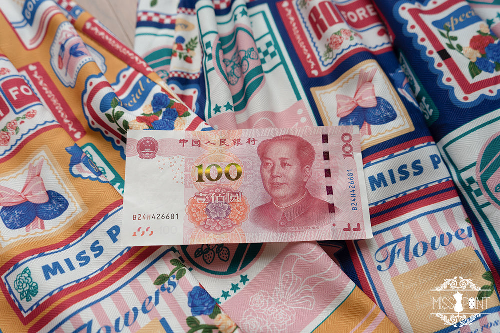 Miss Point - Strawberry Rose - Vintage American High Waist Lolita SK