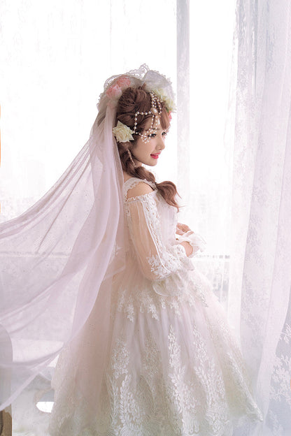 Sweet Wood - Secret Garden In Midsummer - Elegant Lolita Bridal JSK