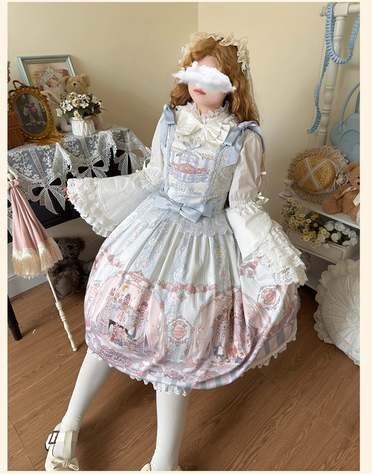 Niu Niu - Plus Size Lolita Blouse, Princess Sleeves