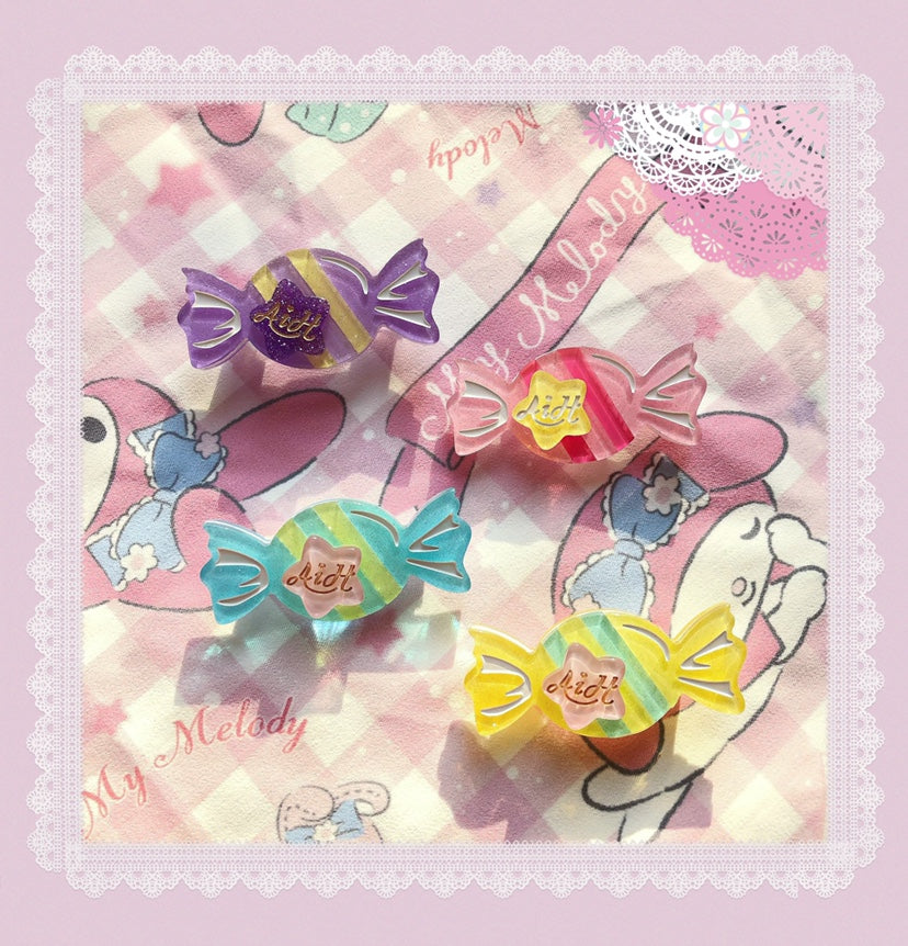 Halloween Alice - Rainbow Candy - Sweet Lolita Ring Hairclip