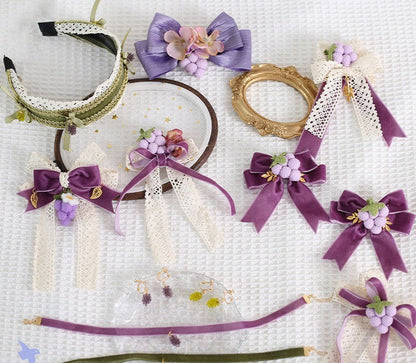 Xiaogui - Grapery Lolita Earring Necklace Lolita Accessory