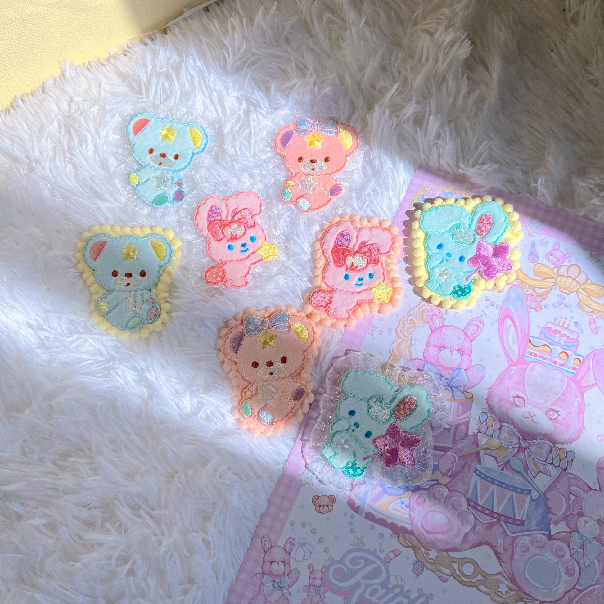 Bear Doll - D&I&T - Cute Lolita Badge and Hair Clip Accessory