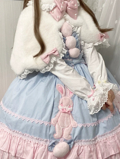 Letters from Unknown Star - Kawaii Lolita Cape Winter Lolita Shawl Daily