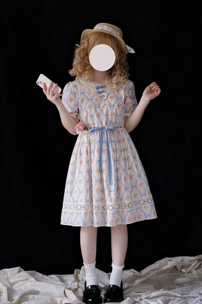 Miss Point - Customized Elegant Lolita OP Dress Cute Daily Girl Short Lolita Dress