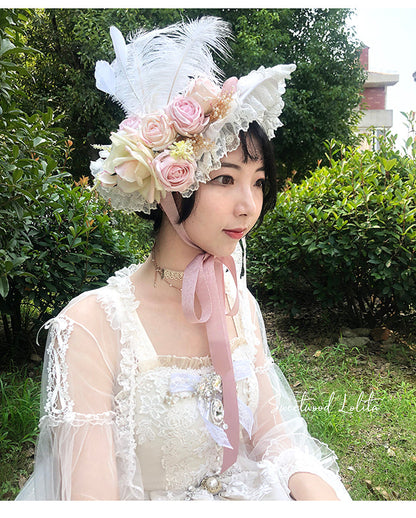 Sweet Wood - Secret Garden In Midsummer - Lolita Bonnet, Necklace, Accessory