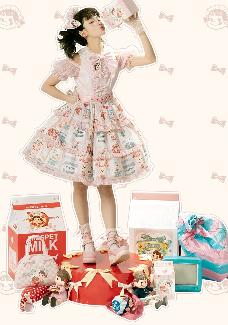 Summer Fairy - IP Collab Kawaii Lolita Dresses OP Home Wear Salopette Cardigan SK