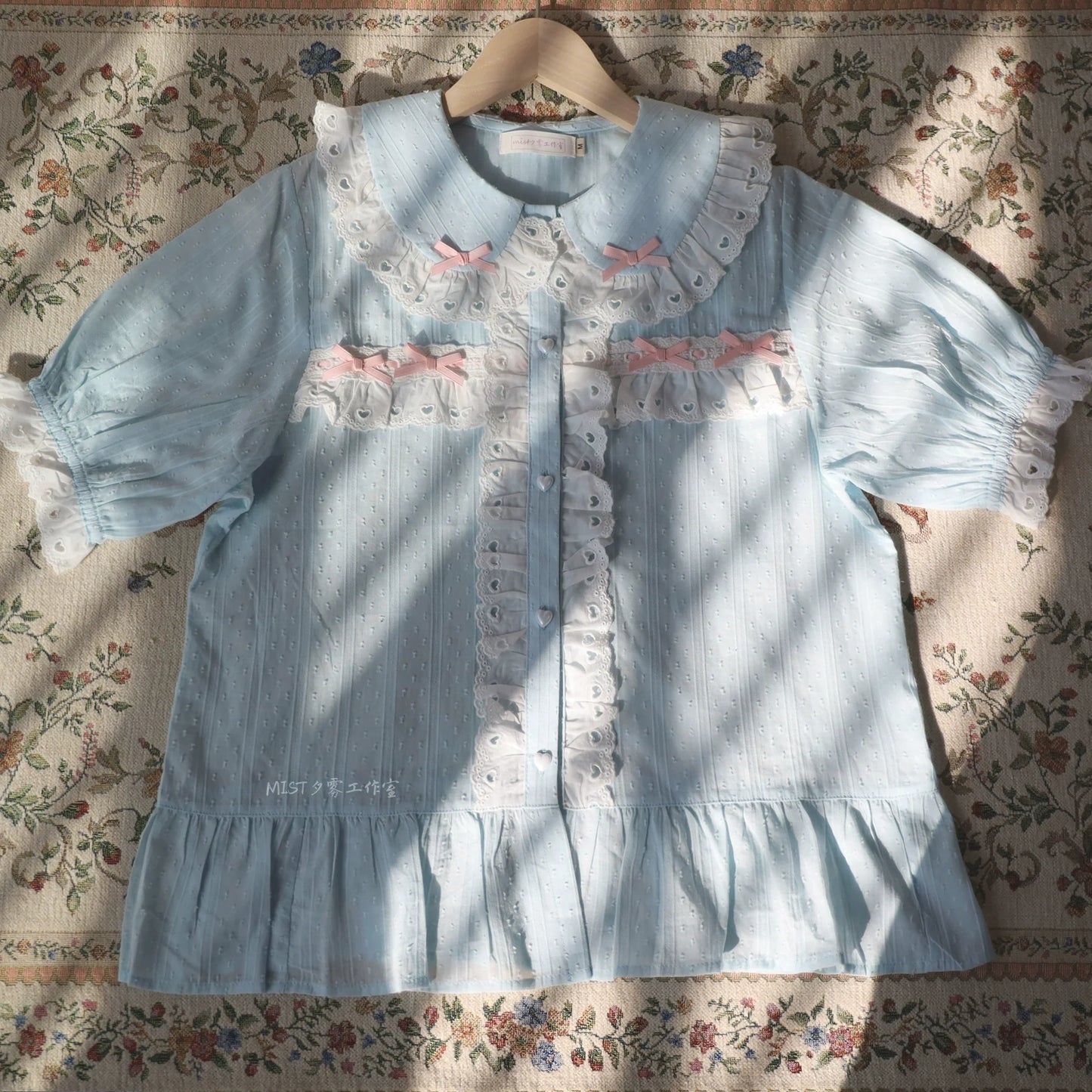 MIST - Cotton Sweet Lolita Blouse, Peter Pan Collar