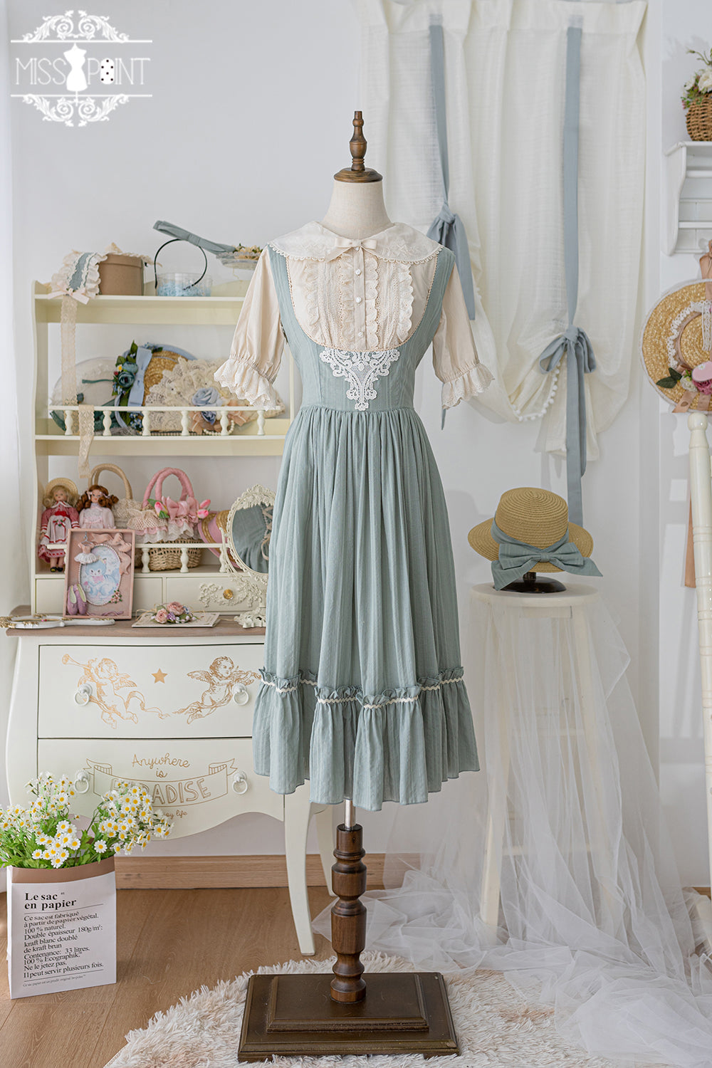 Miss Point - Happy Summer - Elegant Lolita Floral JSK Dress