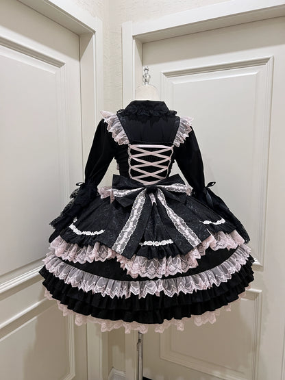 Sugar Girl - Flower Ode - Doll-like Sweet Lolita Jumper Dress