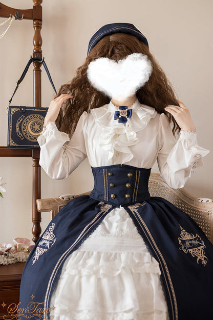 Sentaro - Dark Forest - Elegant Baroque Lolita Blouse