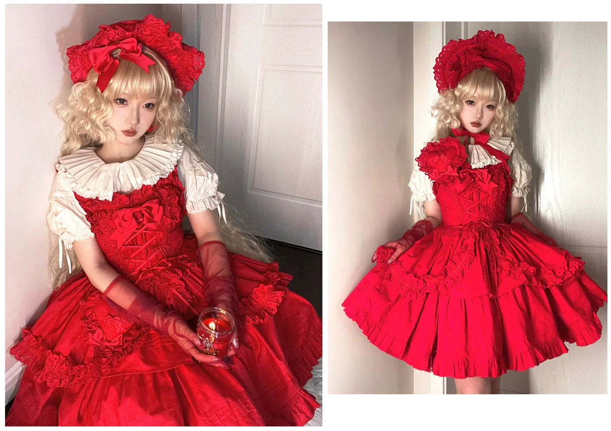 Dark Star Island - Halloween Gothic Lolita JSK Short Lolita Jumper Dress