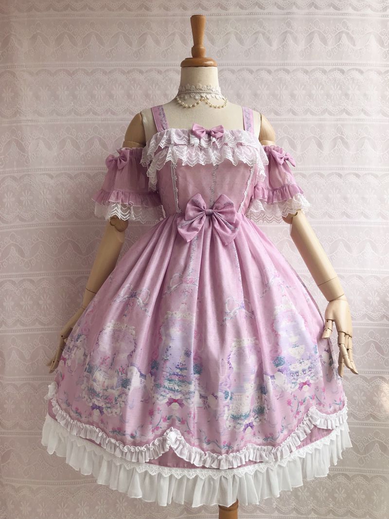 Yilia - Unicorn's Secret Garden Summer Lolita JSK Dress