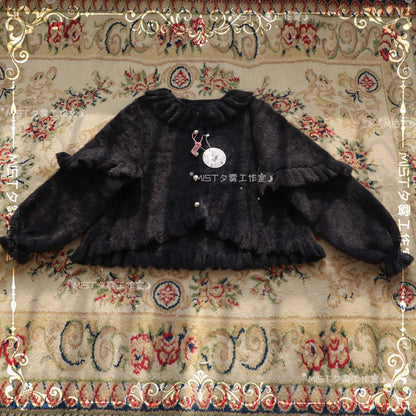 MIST - Small Ointment - Sweet Lolita Thick Sweater Coat Puff Sleeve