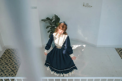 Miss point - Rose Silhouette - Vintage Classic Lolita OP