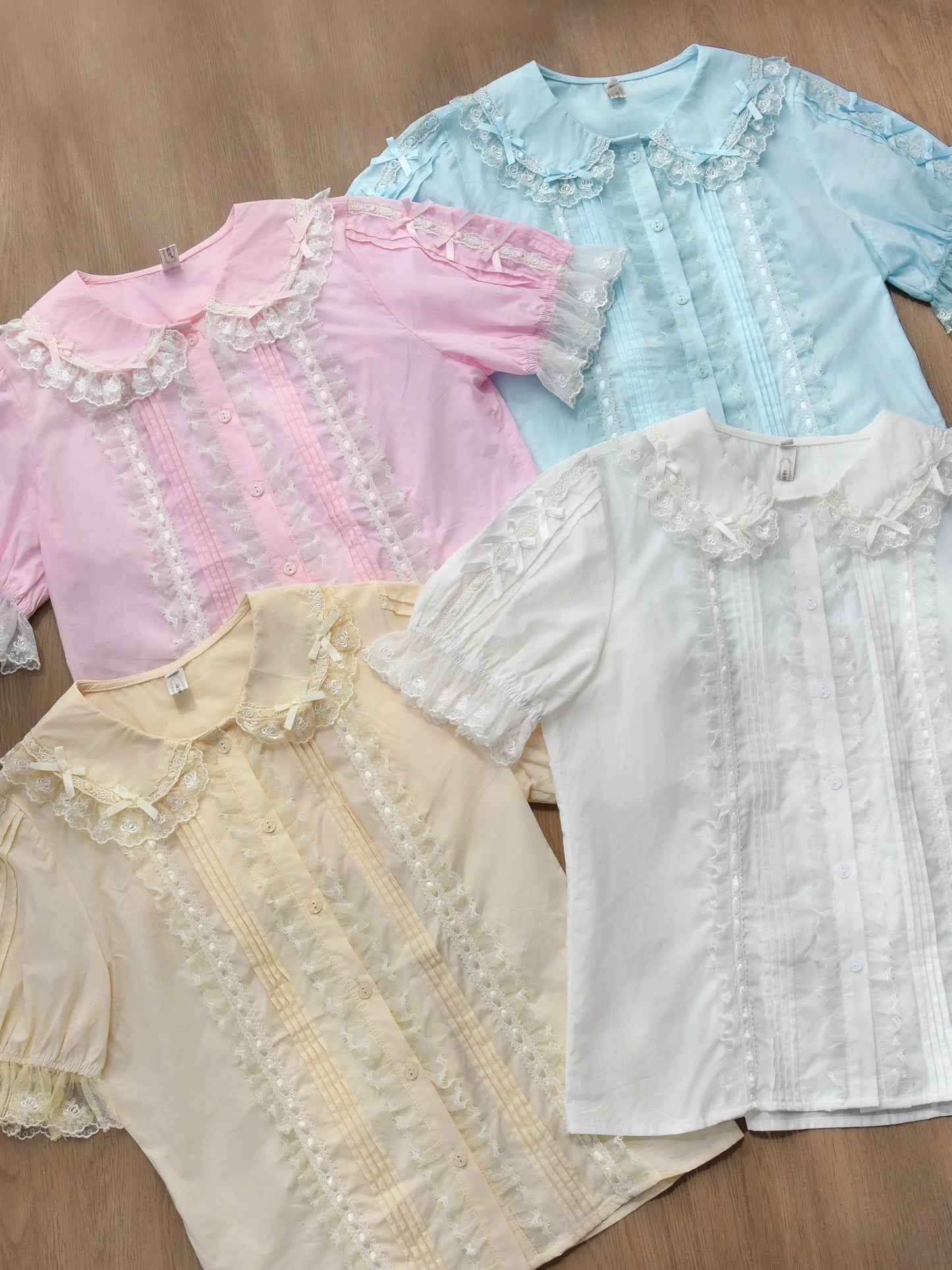 DMFS Lolita - Lanxin Shirt - Cotton Sweet Lolita Lace Blouse