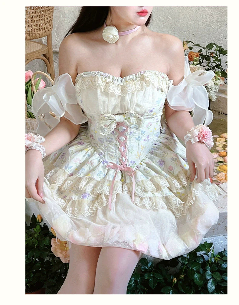 Diamond Honey - Sweet Lolita JSK Dress Sleeveless Dress for Spring Summer