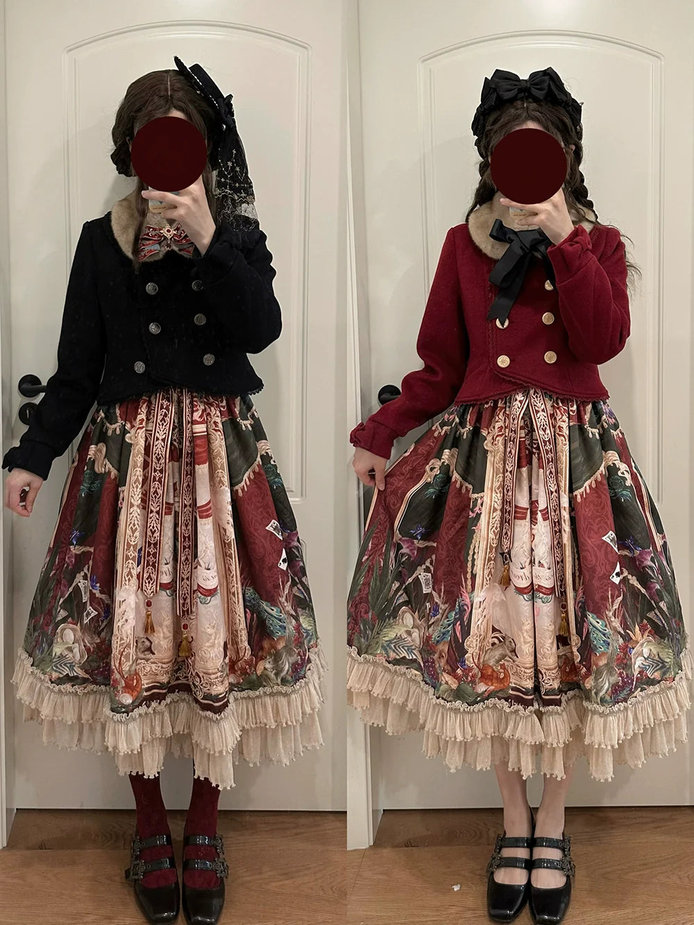 Miss Point - Kaleidoscope - Retro Lolita Dress Oil Painting Print JSK Dress Customized