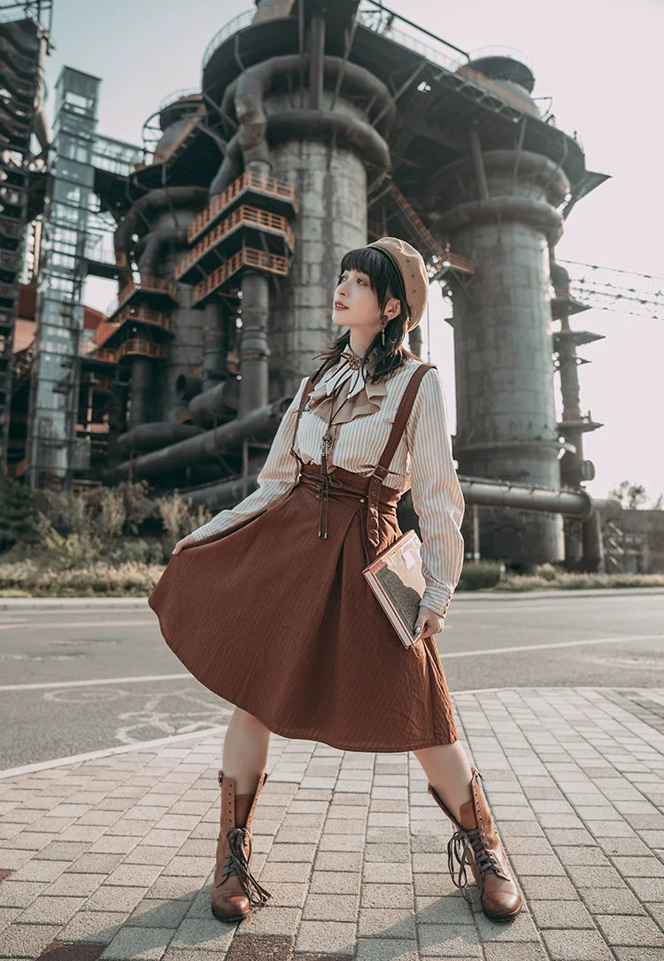 Mr. Yi's Steam Continent - Punk Lolita Lolita Vintage Necklace Sweater Chain