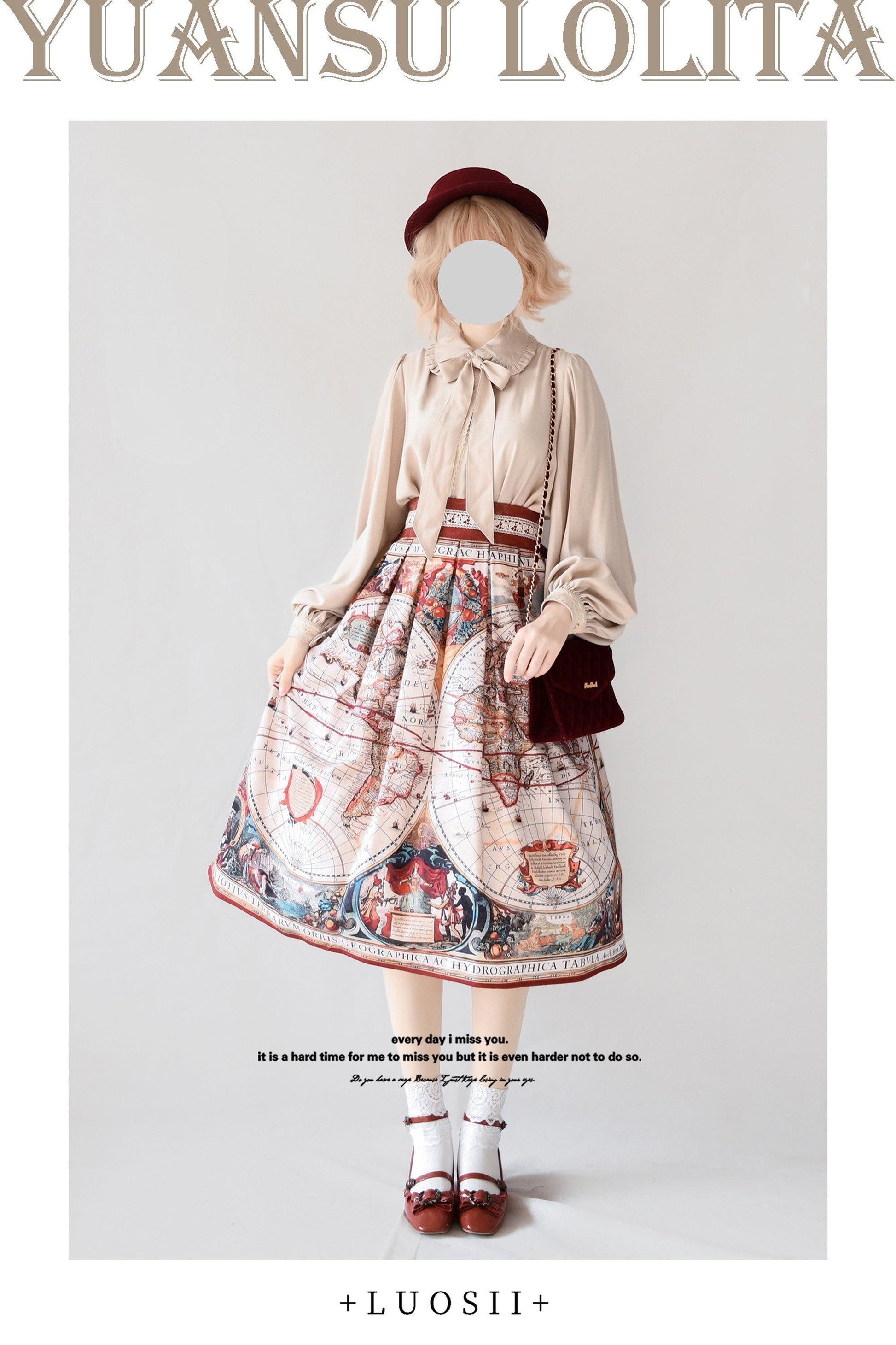 YuanSu - Mayer's Whisper - Vintage Lolita Large Sleeve Blouse