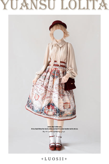 YuanSu - Mayer's Whisper - Vintage Lolita Large Sleeve Blouse