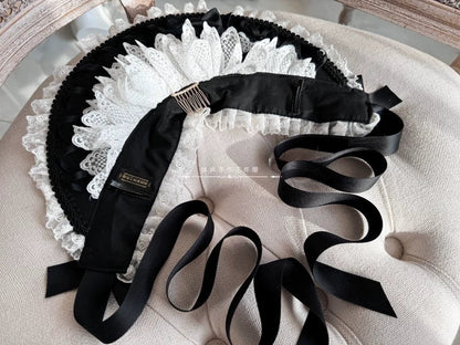 MAID - Elegant Lolita Bonnet Velvet Lolita Hat