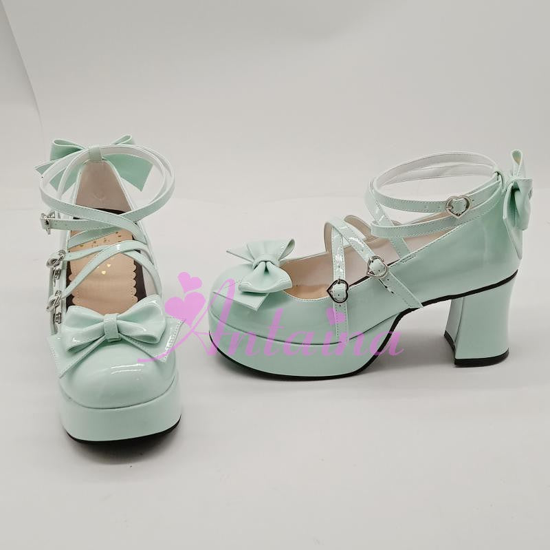 Antaina - Popular Japanese Lolita Bow Strap Multiple Colors