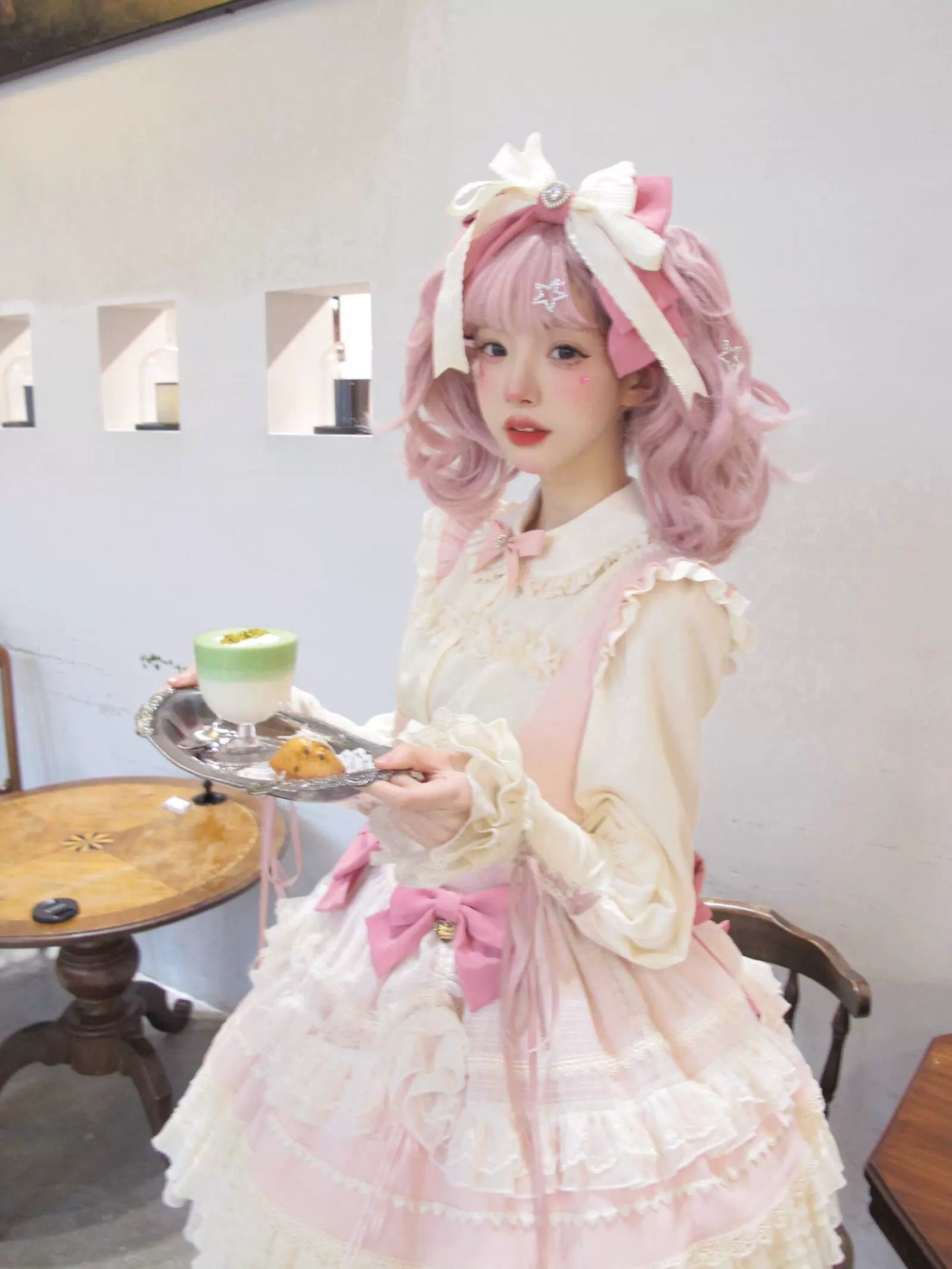 Sakurahime - Cupid Overture - Sweet Lolita Blouse Mutton Sleeves Shirt