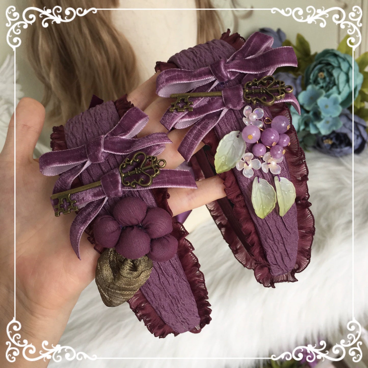 Chestnut Lolita - Louvre Vineyard Accessory Hairband Retro Lolita KC
