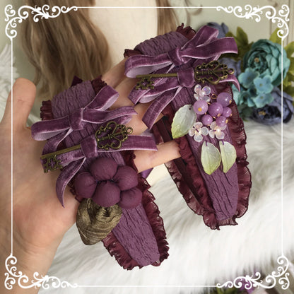 Chestnut Lolita - Louvre Vineyard Accessory Hairband Retro Lolita KC