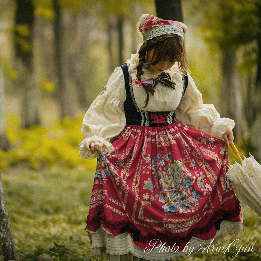 Miss Point - Rich Hymn - Lolita Bavarian Cotton Embroidered Blouse