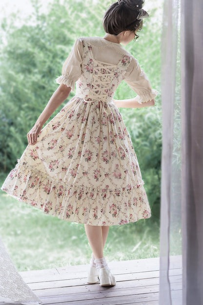 Miss Point - Happy Summer - Elegant Lolita Floral JSK Dress