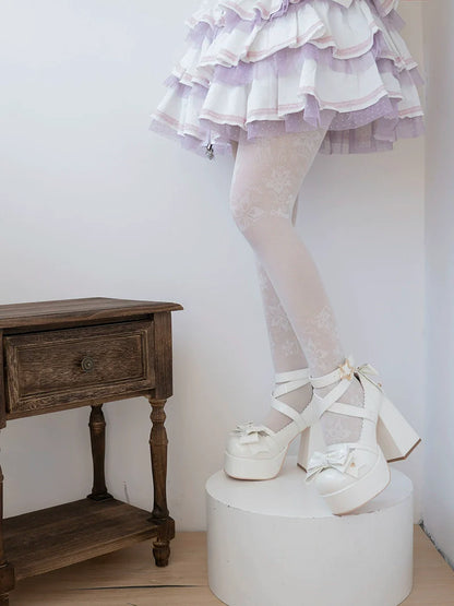 Beauty Bunny - Star Prayer - Kawaii Lolita Shoes Round Toe Summer Heels