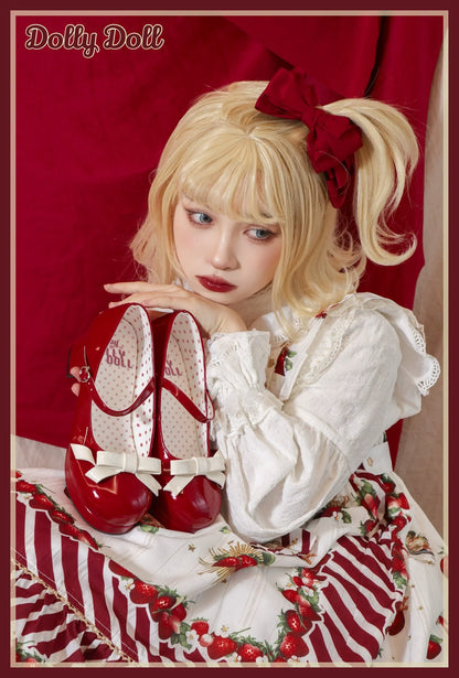 Dolly Doll - Lovers' Gift - Round Toe Middle Heel Mary Jane Lolita Shoes
