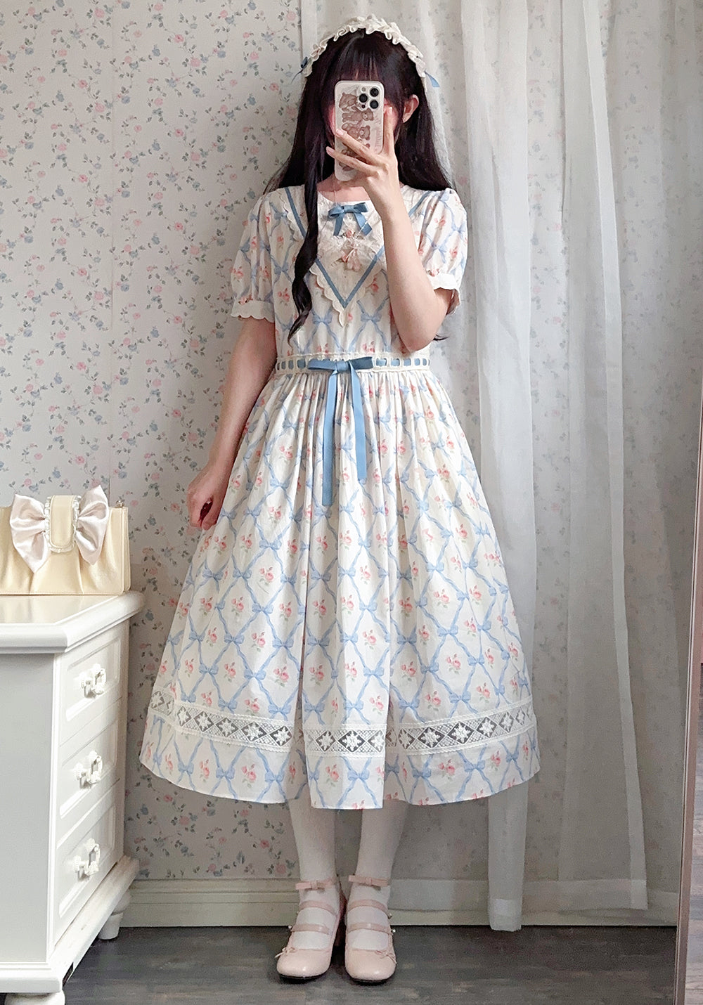 Miss Point - Happy Summer Elegant Lolita Floral OP Dress
