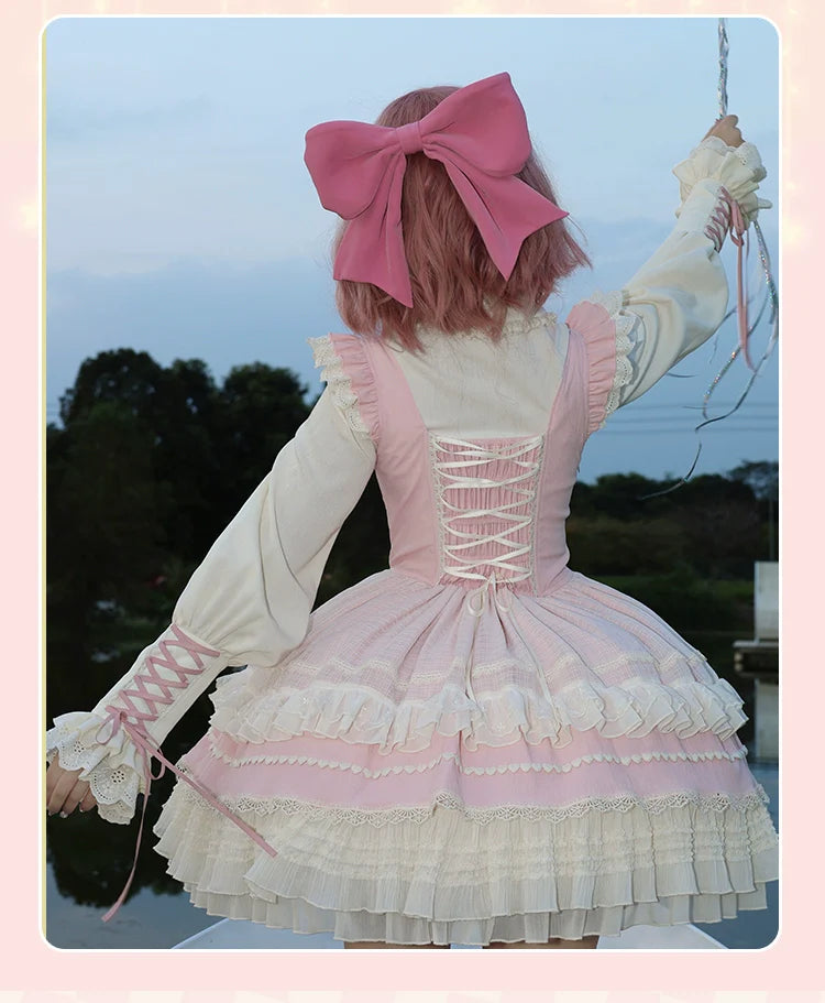 Sakurahime - Cupid Overture - Sweet Lolita Blouse Mutton Sleeves Shirt