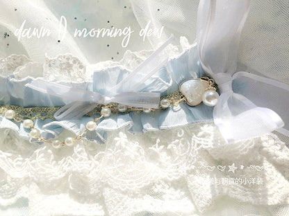 Dawn and Morning - Flower Wedding Lolita Accessories Headdress Set