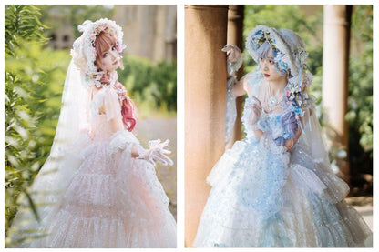 Cat Fairy - Cherry Blossom Girl - Gorgeous Lolita JSK Dress Tea Party Dress