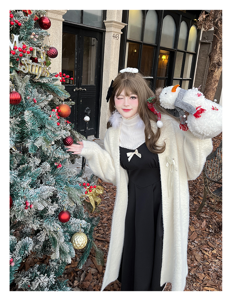 Yingtang - Sweet Lolita Coat Plus Size Lolita Dress Set