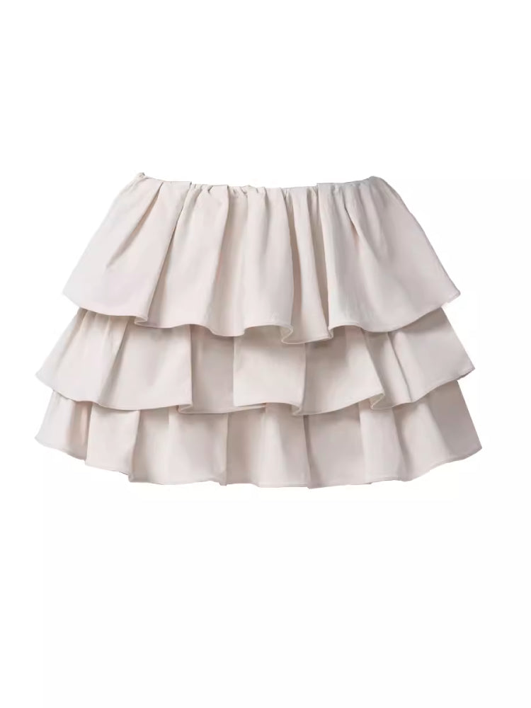 Ruffle jacket and cake skirt【s0000006539】