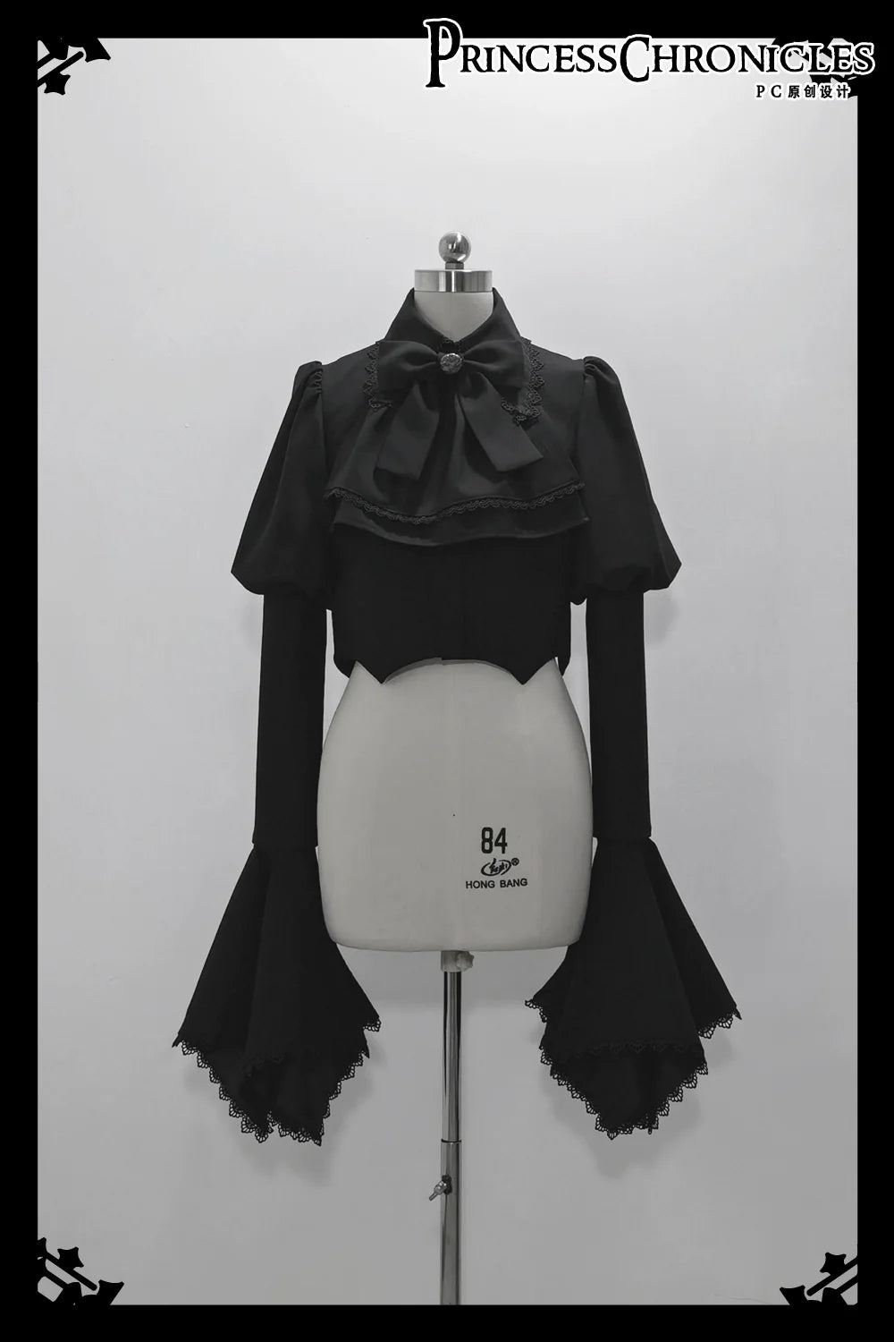 Princess Chronicles - Sorcerer's law - Retro Gothic Lolita Coat Black Ninth Pants